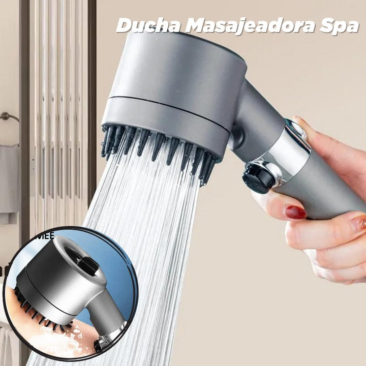 Cabezal Ducha alta presión Masajeadora Spa🛀