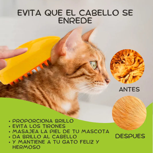 Cepillo vapor VAPOR CAT PET BRUSH